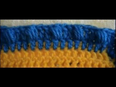 Crochet Border - Puff stitch