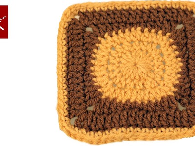 Crochet Circle to Square - Granny Square Afghan Crochet Geek