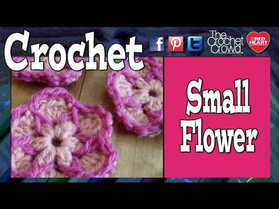 Crochet Cute As A Button Flowers Tutorial