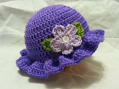#Crochet Easy Ladies Spring time Hat #TUTORIAL HD #freecrochet