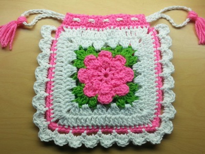 #Crochet granny square #handbag #purse #TUTORIAL #grannysquare #handmade