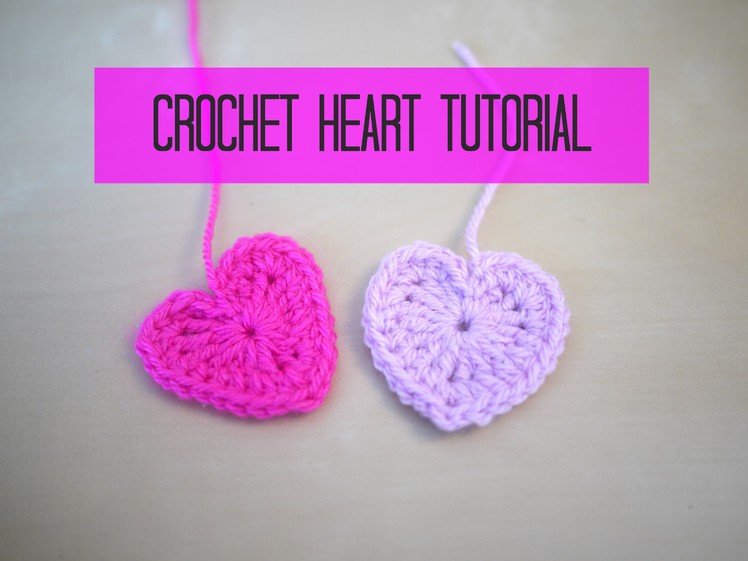 CROCHET heart tutorial | Bella Coco