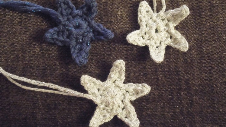 (crochet) How To - Crochet a Simple Star