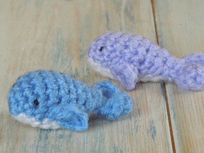 (crochet) How To Crochet a Mini Whale (fiddly!!) - Yarn Scrap Friday