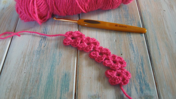 (crochet) How To Crochet Flower Chains v2 - Yarn Scrap Friday