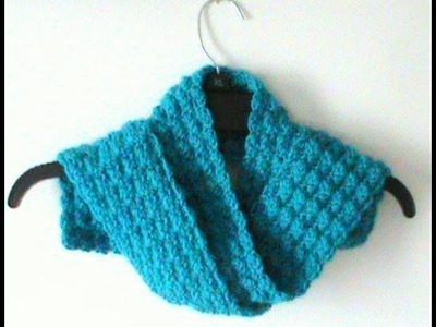 Crochet Riddle Stitch Scarf