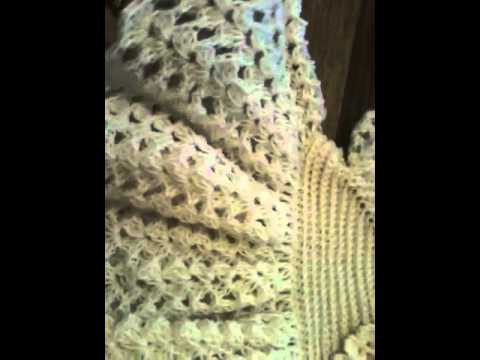 Crochet ruffled Baby dress