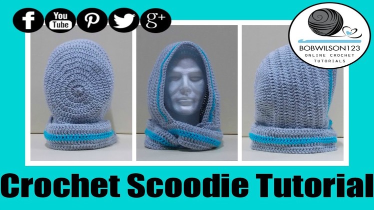 Crochet Scoodie Rounded Hood - with written pattern