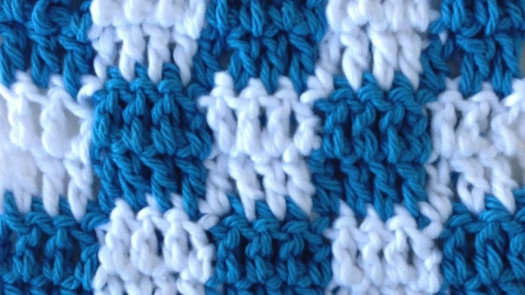 CROCHET STITCHES Checks Changing Colors How to Pattern Maggie Weldon