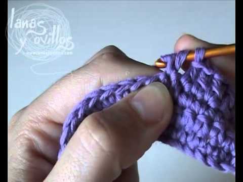 Curso Básico Crochet o Ganchillo: Parte 5 Punto Vareta o Punto Alto