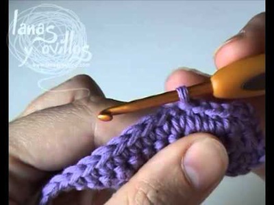 Curso Básico Crochet o Ganchillo: Parte 2 Punto Deslizado o Punto Raso