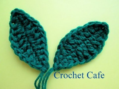 كروشيه ورقة شجر | كروشيه كافيه | Crochet Cafe