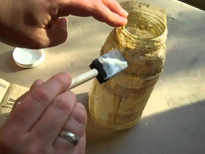 Decoupage Jar Vase Craft Tutorial