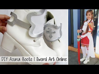 DIY Asuna Boots Tutorial l Sword Art Online Anime Cosplay l Craft Foam Tutorial