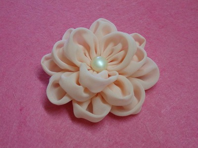 DIY chiffon flower,How to,Tutorial,fabric flower,easy