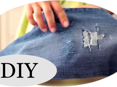 DIY: Coole Destroyed Jeans selber machen - TUTORIAL