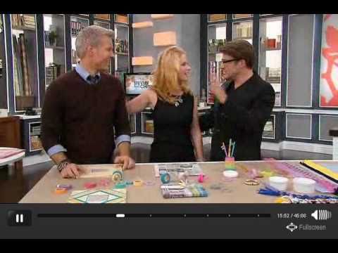 DIY for Teens, Paper Tape craft and Rock Star Bracelets on S+C Show