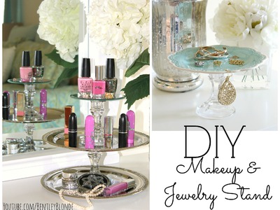 DIY Jewelry Stand & Lipstick Holder! ❤ Dollar Store Crafts