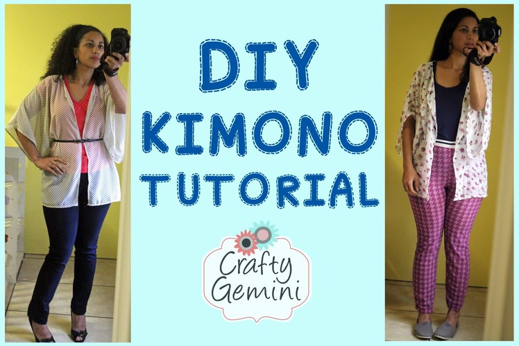 DIY Kimono Tutorial - Sewing Chiffon