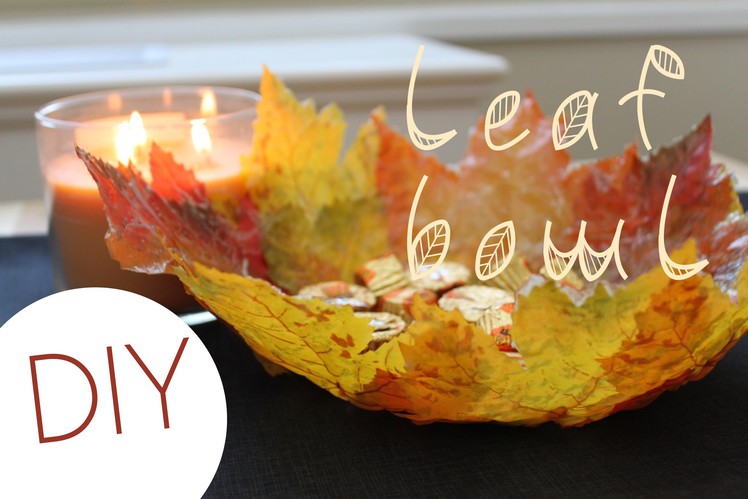 DIY Leaf Bowl (Fall Home Decor)