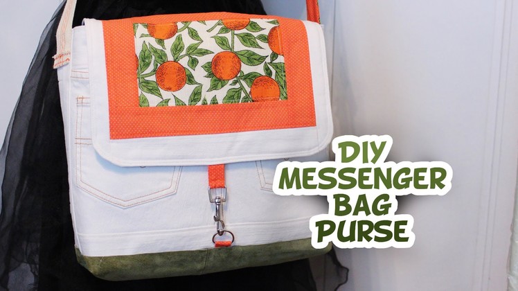 DIY Messenger Style Purse Tutorial - Whitney Sews