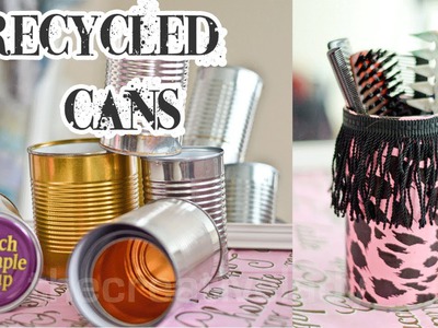 DIY: Recycled Tin Can Craft [Mixed Media] | thecreativelady