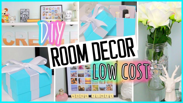 DIY ROOM DECOR! Low cost projects & recycling ideas!