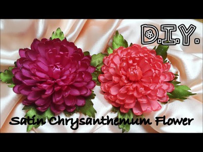 D.I.Y. Satin Chrysanthemum Flower Tutorial