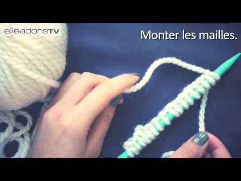 DIY : tricoter une écharpe. How to knit a scarf ?