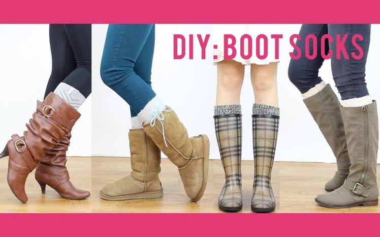 DIY Tutorial: Boot Socks | Miss Louie