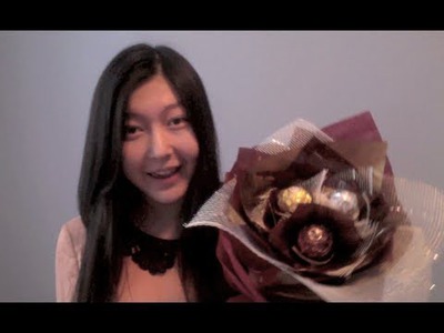 ✄DIY✄ ❤Valentine's Gift Idea❤ Ferrero Rocher Chocolate Flower Bouquet Tutorial + BLOOPERS!
