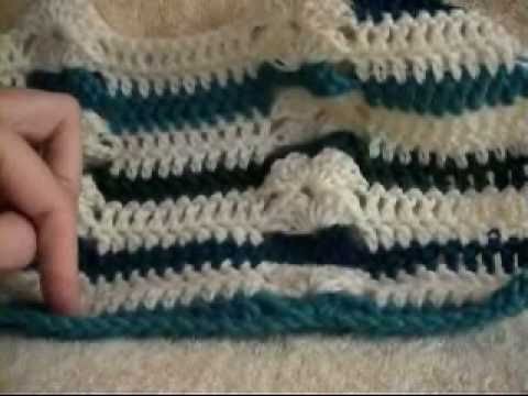 Double Crochet and Shell Afghan Tutorial