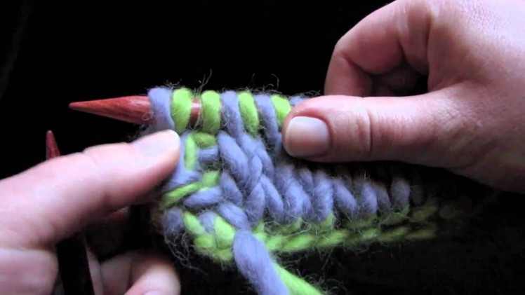 Double Knitting - How to Make a Nice Edge