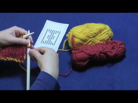Double-Knitting, Part 2 of 3 -- Working a Charted Design