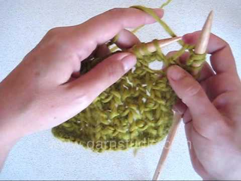 DROPS Knitting Tutorial: How to knit Blackberry aka Raspberry stitches