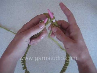 DROPS Knitting Tutorial: How to knit in the round on circular needle