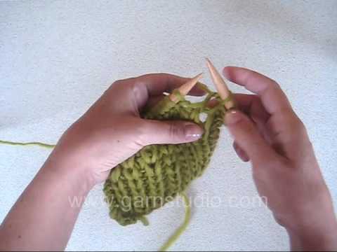 DROPS Knitting Tutorial: How to du shaker rib