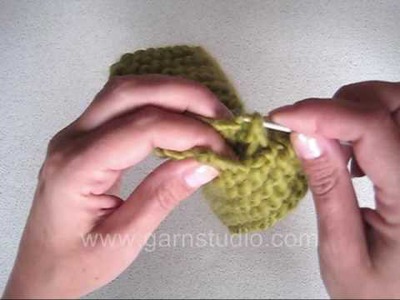 DROPS Technique Tutorial: How to sew together pieces knit in garter