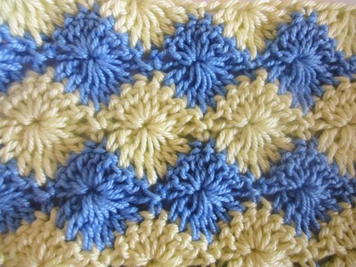 Двухцветный узор Two color pattern Crochet