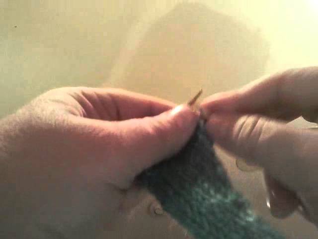 Fast and easy continental knit and purl