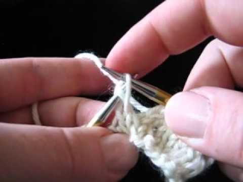 Fixing a Dropped Knit Stitch