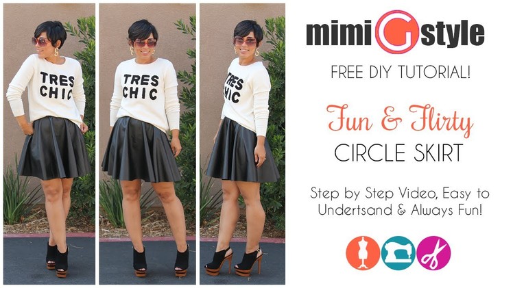 FREE DIY Tutorial! Circle Skirt w. Mimi G