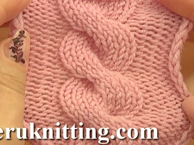 Front Cross Cable Stitch Pattern C8F Knitting Tutorial 12 Easy Cable Patterns