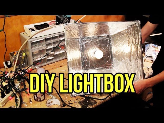 HOW TO: $20 DIY Lightbox Tutorial