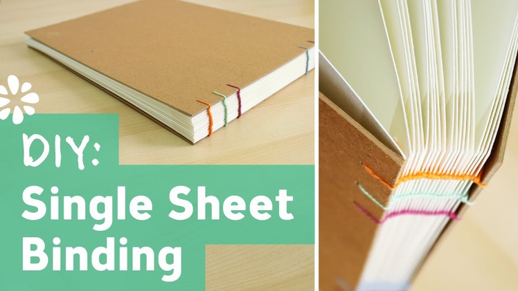 How to Bind Single Sheets : Bookbinding Tutorial