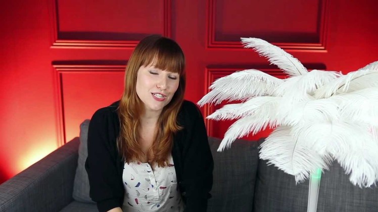 How to create Ostrich Plume Center Piece , D.I.Y , Craft feathers , Wedding Ideas