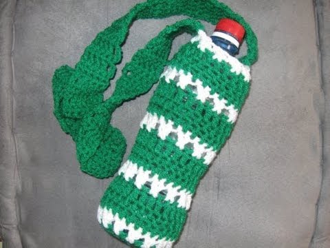 How to Crochet a Bottle Holder Tutorial