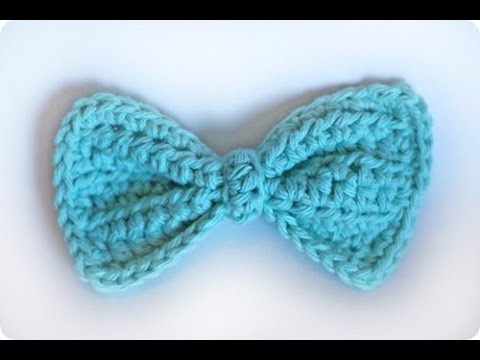 How to crochet a "Bowtie!"  (For experienced crocheters.)