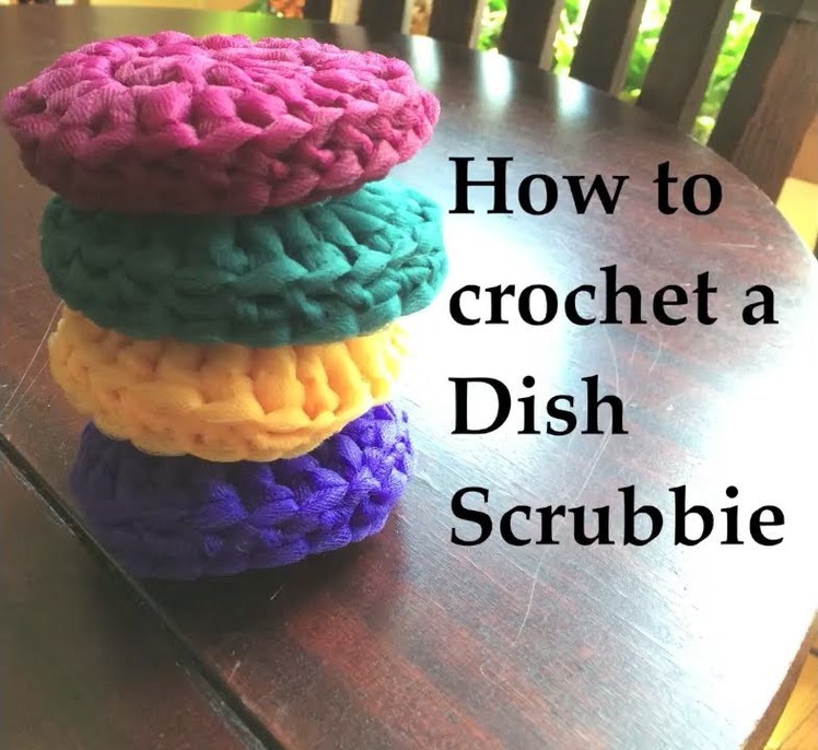 How to Crochet a Dish Scrubbie