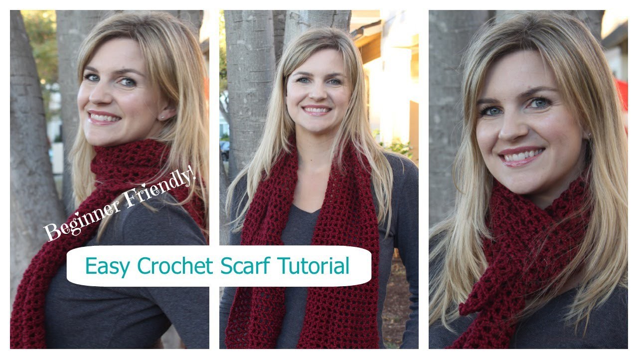 How to Crochet a Simple Stylish Scarf for Fall